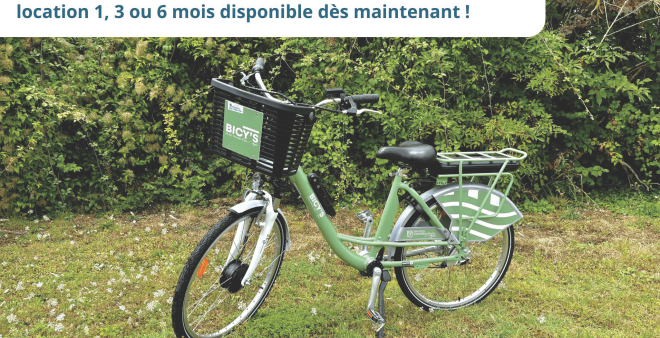 Vélos Electriques disponibles dès maintenant en location longue durée 1, 3 ou 6 mois